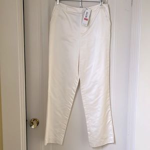 Linda Allard Ellen Tracy Satin Evening Pants Size 8 Petite NWT